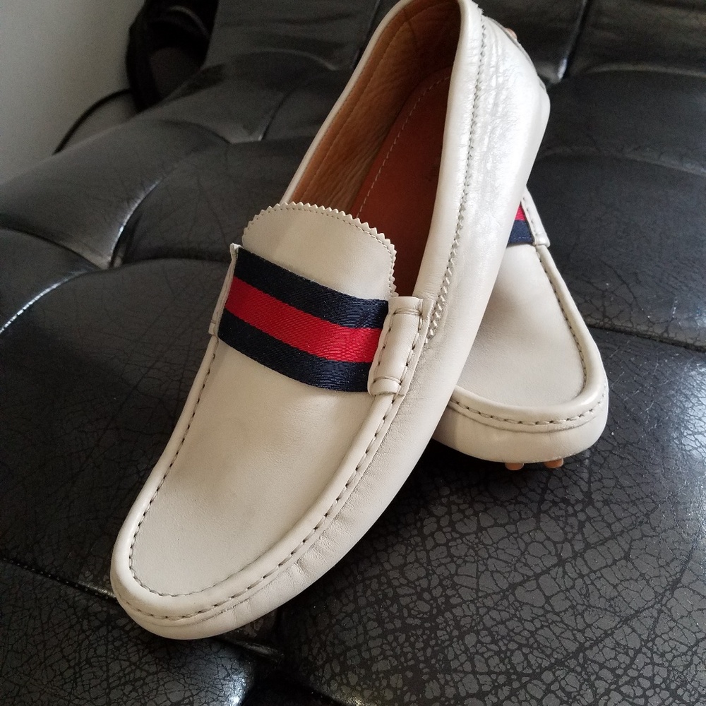 Mens Gucci Leather Loafers